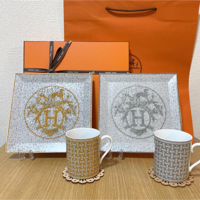 Hermes - 【新品 ギフト包装】エルメス モザイク ティーカップ