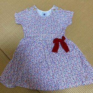 プチバトー(PETIT BATEAU)のプチバトー　半袖ワンピース(ワンピース)