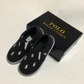 ポロラルフローレン(POLO RALPH LAUREN)の【送料込】★新品★ラルフローレン★キッズスリッポン16cm(スリッポン)