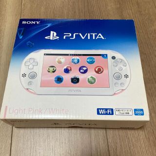 プレイステーションヴィータ(PlayStation Vita)のPS vita ライトピンク/ホワイト　ジャンク品　部品取り(携帯用ゲーム機本体)