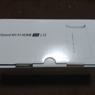 エーユー(au)のSpeed Wi-Fi HOME 5G L12(PC周辺機器)