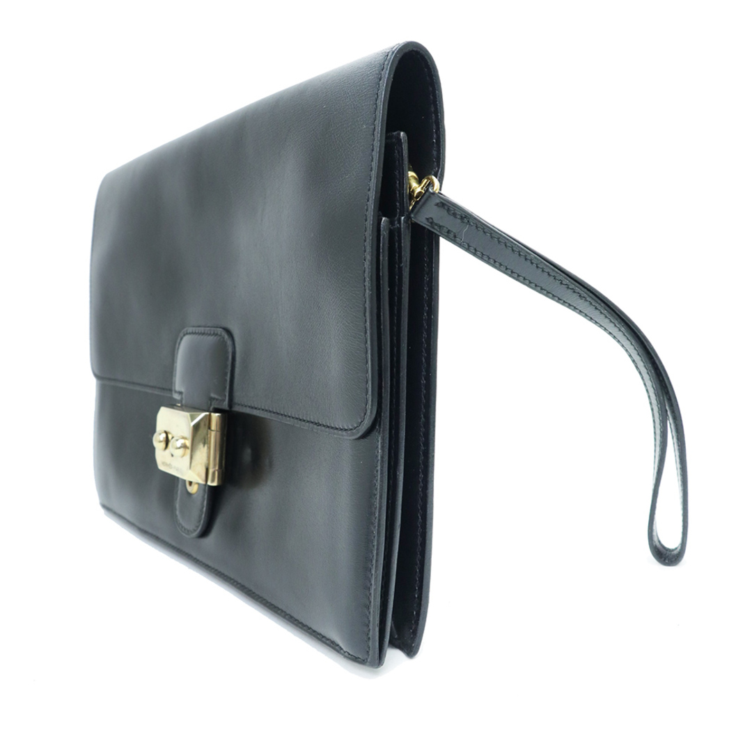 Hermes - エルメス HERMES ボックスカーフ ポシェット ジェット