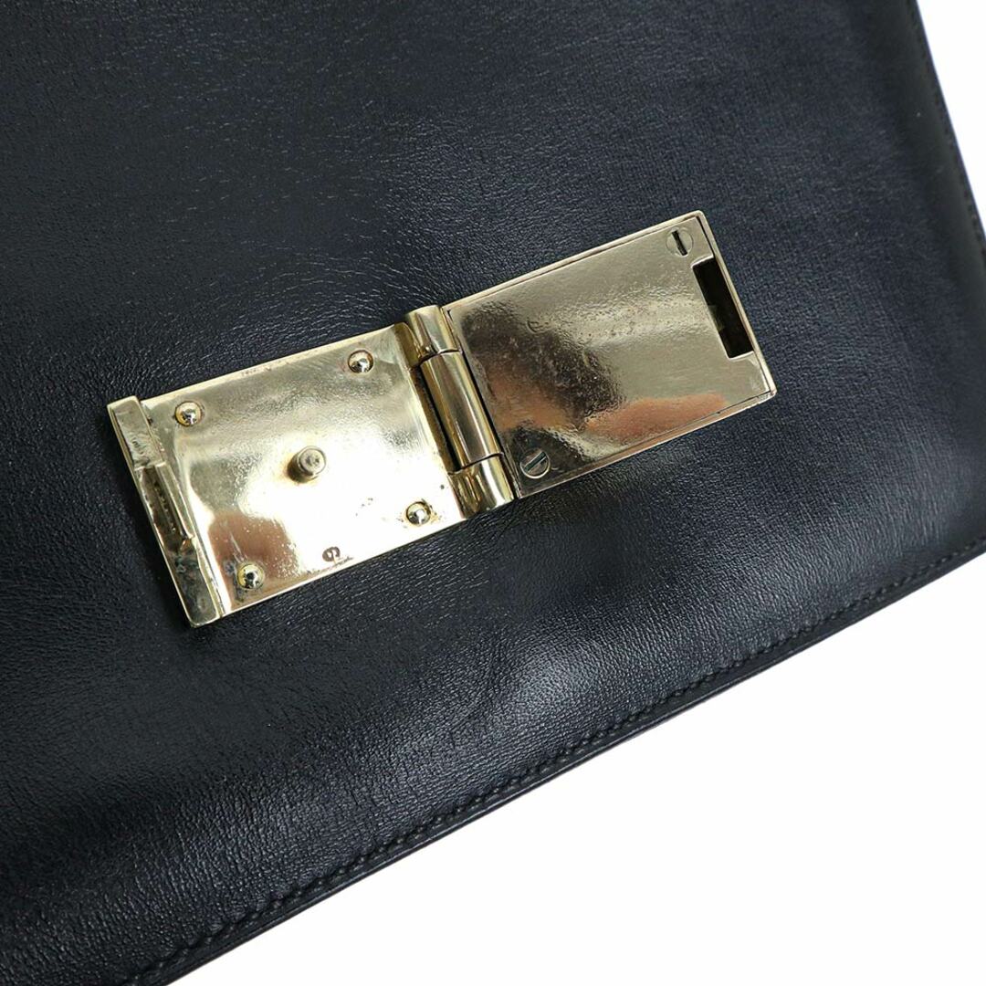 Hermes - エルメス HERMES ボックスカーフ ポシェット ジェット