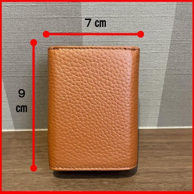3つ折 本革 財布 サイフ お財布 コンパクト 小さい 手のひらサイズ カード