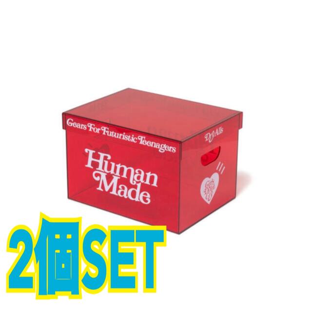 2個セット HUMAN MADE GDC ACRYLIC FILE BOX