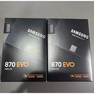 サムスン(SAMSUNG)の870 EVO 500GB (SAMSUNG 2.5” SSD)(PCパーツ)
