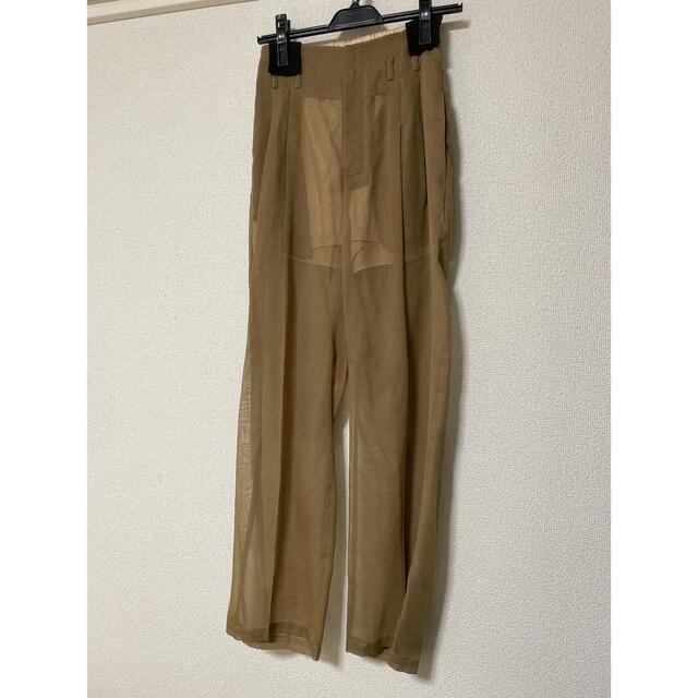 Ameri VINTAGE(アメリヴィンテージ)のMEDI REFINED SHEER PANTS レディースのパンツ(カジュアルパンツ)の商品写真