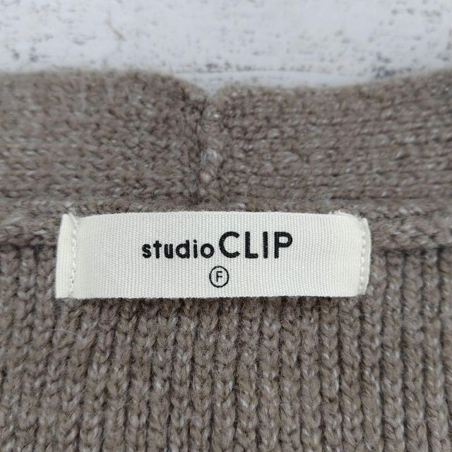 STUDIO CLIP(スタディオクリップ)のstudio CLIP　スタディオクリップ　Vネックニットカーディガン レディースのトップス(カーディガン)の商品写真
