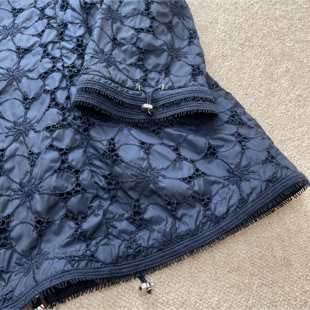 レア!モンクレール フラワーレース ジャケット ジップアップ フード付き 刺繍