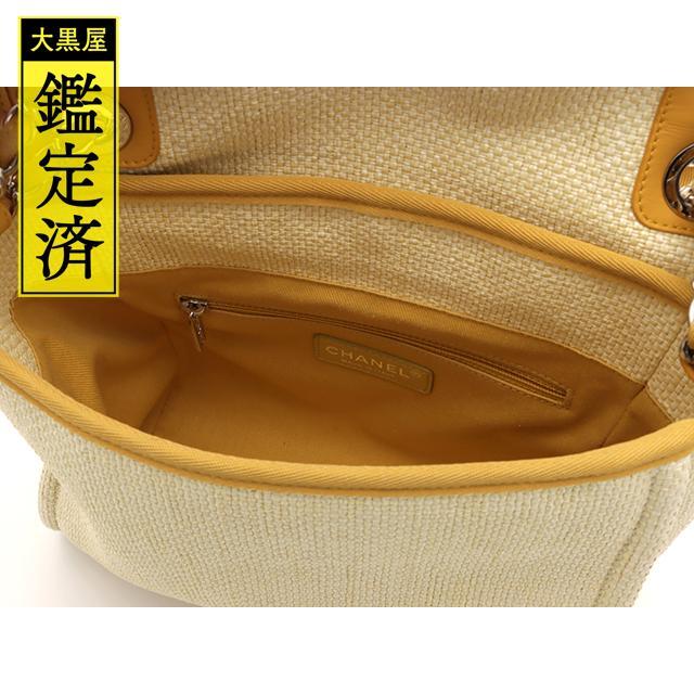 正規品定番 CHANEL - シャネル ドーヴィルチェーンショルダー イエロー キャンバス×レザーの通販 by ブランドショップ's shop|シャネルならラクマ 限定セール