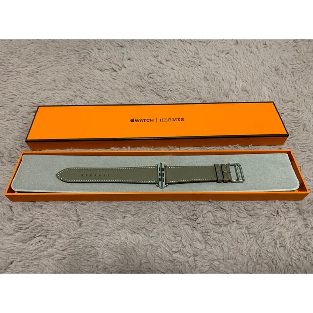 Hermes(エルメス)のアップルウォッチ HERMES エルメス ベルト エトゥープ メンズの時計(レザーベルト)の商品写真