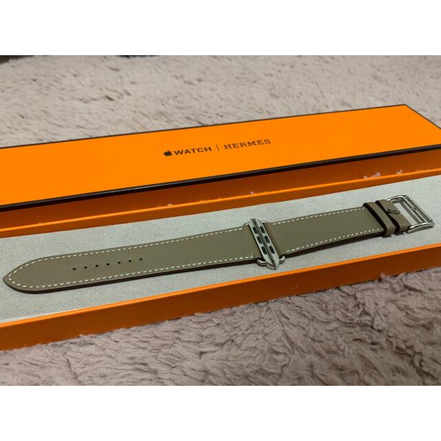 Hermes(エルメス)のアップルウォッチ HERMES エルメス ベルト エトゥープ メンズの時計(レザーベルト)の商品写真