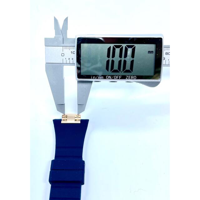 Apple Watch 44mm, 45mmカバー専用 ネイビー ラバーベルト メンズの時計(ラバーベルト)の商品写真