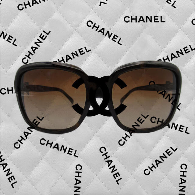 CHANEL シャネル サングラス5171-A ココマーク サイドリボンブラウン