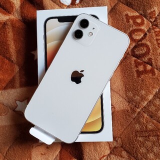 アイフォーン(iPhone)のiPhone12  128GB simフリー　ホワイト　未使用(スマートフォン本体)