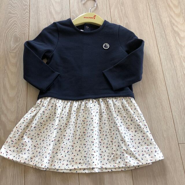 PETIT BATEAU(プチバトー)のプチバトー＊ワンピース キッズ/ベビー/マタニティのキッズ服女の子用(90cm~)(ワンピース)の商品写真