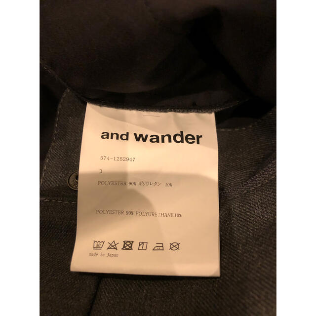 and wander(アンドワンダー)の⭐︎ま様⭐︎ メンズのパンツ(スラックス)の商品写真