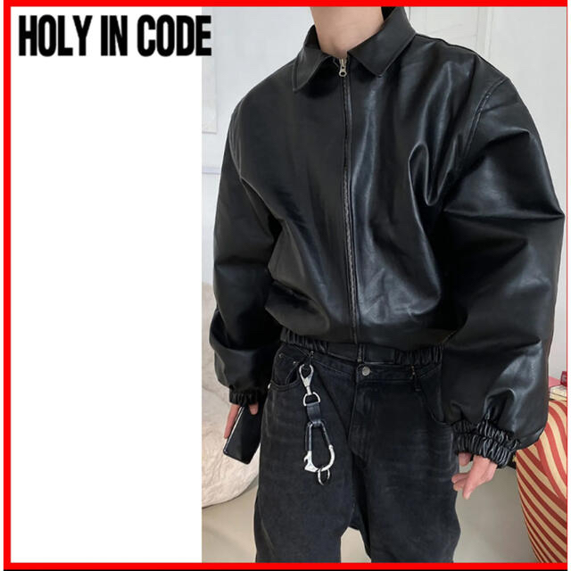 holy in code レザージャケット メンズのジャケット/アウター(レザージャケット)の商品写真