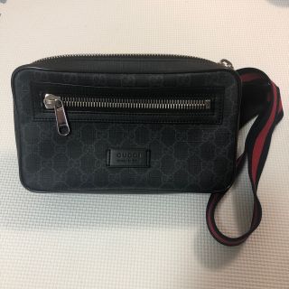 グッチ(Gucci)の値下げ　GUCCI ソフト GGスプリーム ベルトバッグ　美品(ボディーバッグ)