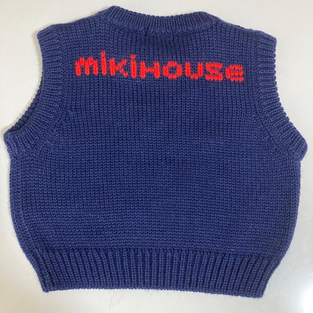 mikihouse(ミキハウス)のミキハウス　ベスト　85 キッズ/ベビー/マタニティのベビー服(~85cm)(ニット/セーター)の商品写真