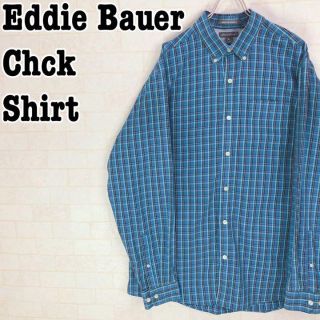 エディーバウアー(Eddie Bauer)の人気 アメカジ ブランド　エディバウアー チェック　ユニセックス　古着　男女兼用(シャツ)