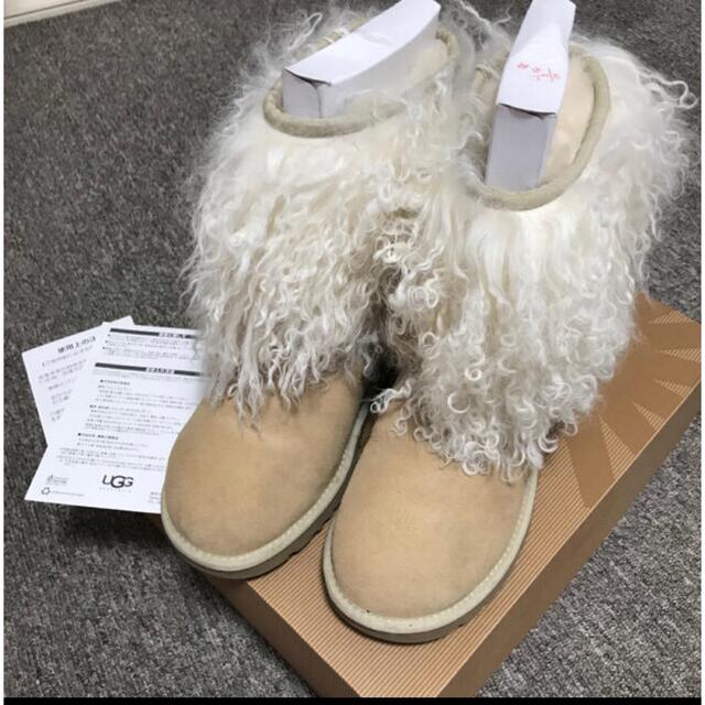 UGG W SHEEPSKIN CUFF BOOT ムートン　ベージュ　サンド