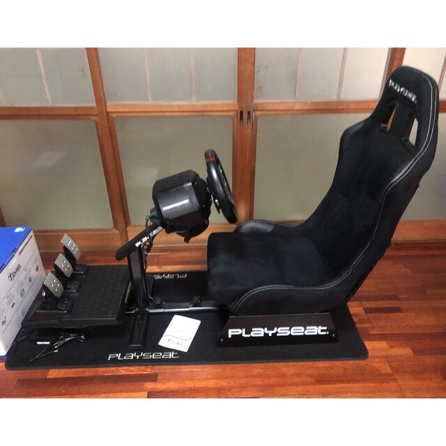 PlayStation4(プレイステーション4)のハンコンセットT248 スラストマスター PLAYSEAT Revolution エンタメ/ホビーのゲームソフト/ゲーム機本体(その他)の商品写真