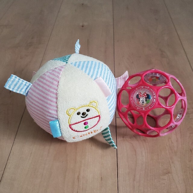 オーボール ミニーちゃん&コンビボール キッズ/ベビー/マタニティのおもちゃ(知育玩具)の商品写真