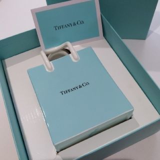 Tiffany & Co. - Tiffany 陶器製 紙袋型 小物入れ 廃盤 希少 箱付の