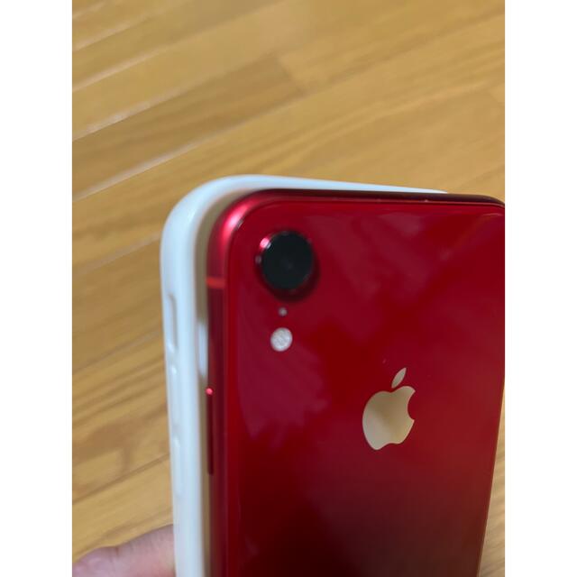 iPhone(アイフォーン)のiPhone XR Red 128 GB SIMフリー   スマホ/家電/カメラのスマートフォン/携帯電話(スマートフォン本体)の商品写真