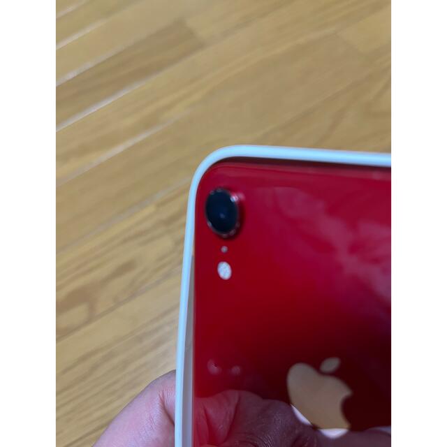 iPhone(アイフォーン)のiPhone XR Red 128 GB SIMフリー   スマホ/家電/カメラのスマートフォン/携帯電話(スマートフォン本体)の商品写真