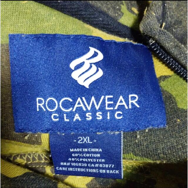 Rocawear(ロカウェア)のRoca wear カモ柄 ハーフジップパーカー メンズのトップス(パーカー)の商品写真