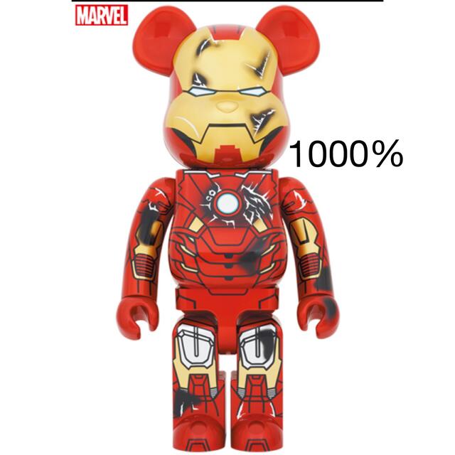 MEDICOM TOY(メディコムトイ)のBE@RBRICK IRON MAN MARK Ⅶ DAMAGE 1000% エンタメ/ホビーのフィギュア(アメコミ)の商品写真