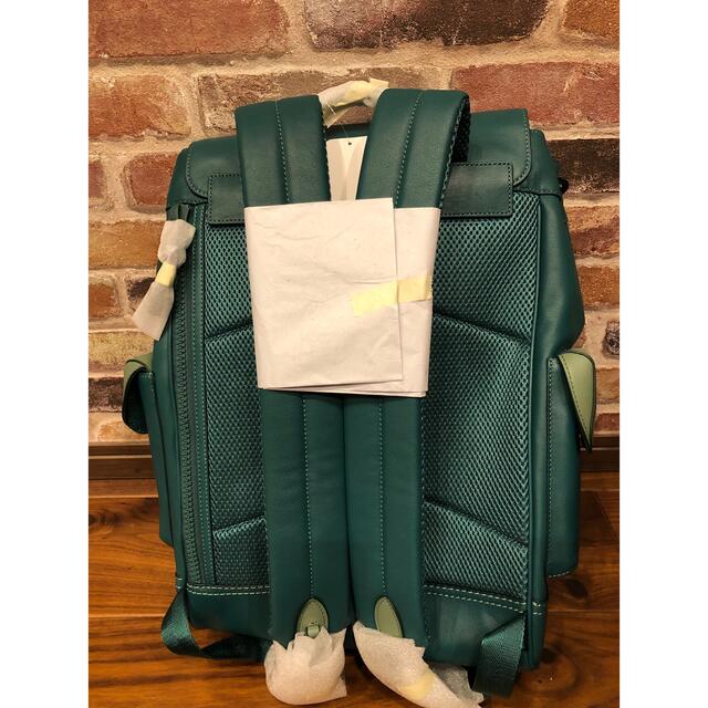 COACH リビングトン バックパック メンズ C0881 緑 未使用 eva.gov.co