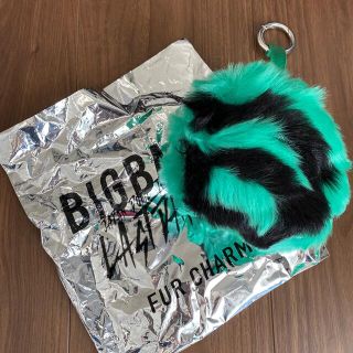 ビッグバン(BIGBANG)のBIGBANG コンサートグッズ ファーチャーム グリーン(アイドルグッズ)