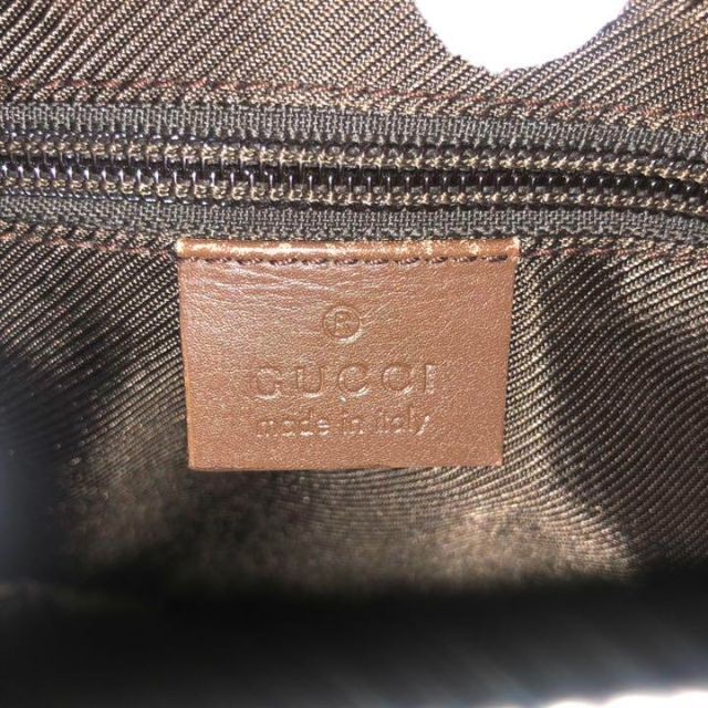 Gucci - 美品❤️GUCCIグッチ GGキャンバス×レザー ショルダーバッグ Gucci - 美品❤️GUCCIグッチ GGキャンバス×レザー ショルダーバッグ