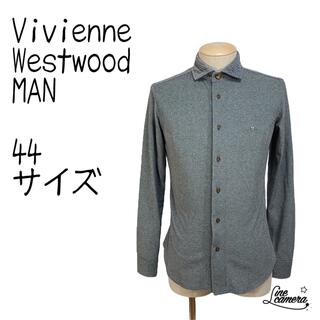 ヴィヴィアンウエストウッド(Vivienne Westwood)のヴィヴィアンウエストウッド マン s 44 長袖 シャツ オーブ 刺繍(シャツ)