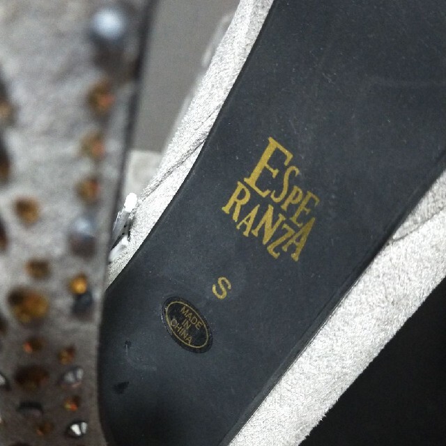 スウェードグレーピンヒール　大幅値下げ レディースの靴/シューズ(ハイヒール/パンプス)の商品写真
