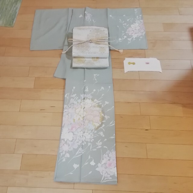 訪問着フルセット 薄い緑 入学式 卒業式 訪問着セット 訪問着フルセット 薄い緑 入学式 卒業式 訪問着セット