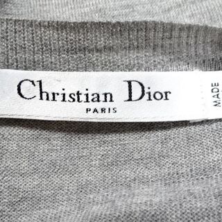 【未使用に近い】Diorクリスチャンディオールプリントシルクブラウスカーディガン