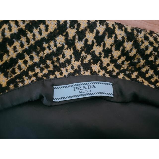 PRADA(プラダ)のPRADA ツイードチェック　フレアスカート　ミニスカート　ミュウミュウ 秋冬 レディースのスカート(ミニスカート)の商品写真