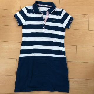 新品未使用LACOSTE ポロシャツワンピース ゴルフウェア