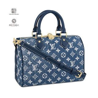 ルイヴィトン(LOUIS VUITTON)のルイヴィトン 22SS スピーディ・バンドリエール25 M59609 デニム(ショルダーバッグ)