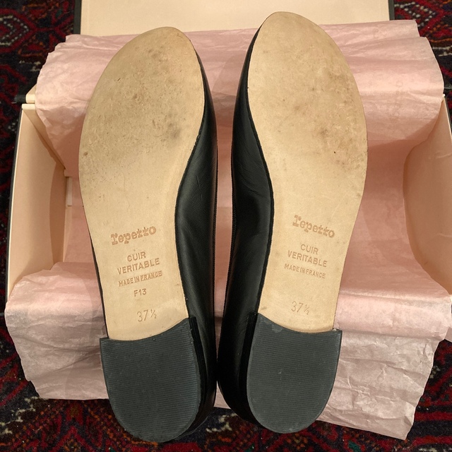 repetto(レペット)のレペット　バレエシューズ　37.5 ブラック　レザー レディースの靴/シューズ(バレエシューズ)の商品写真