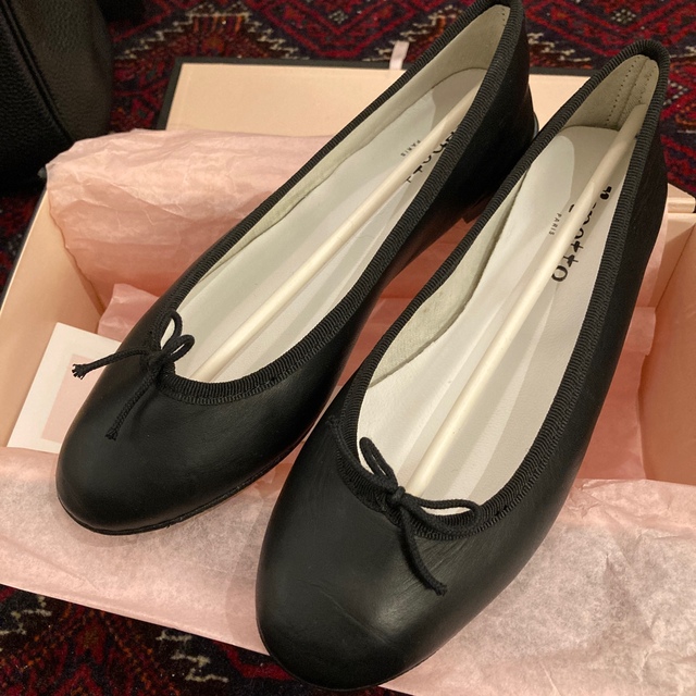 repetto(レペット)のレペット　バレエシューズ　37.5 ブラック　レザー レディースの靴/シューズ(バレエシューズ)の商品写真