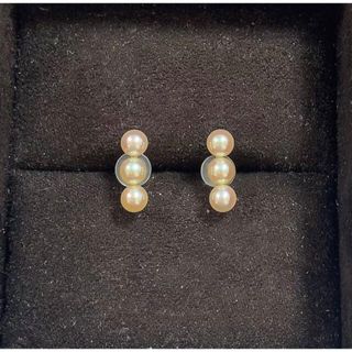 まとめ購入　アコヤベビーパール　3連ピアス(ピアス)