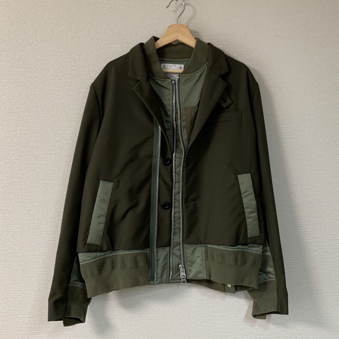 【完売/size4】sacai 22ss Suiting Mix Blouson 5