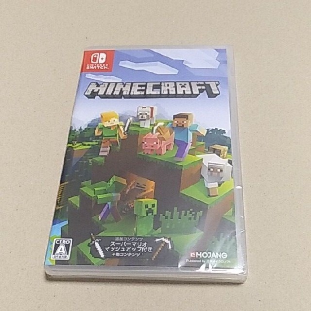 Minecraft Nintendo Switch版　新品未開封 エンタメ/ホビーのゲームソフト/ゲーム機本体(家庭用ゲームソフト)の商品写真