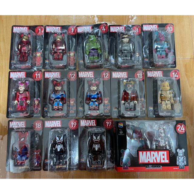 MARVEL  Happyくじ BE@RBRICK 14個セット ベアブリック