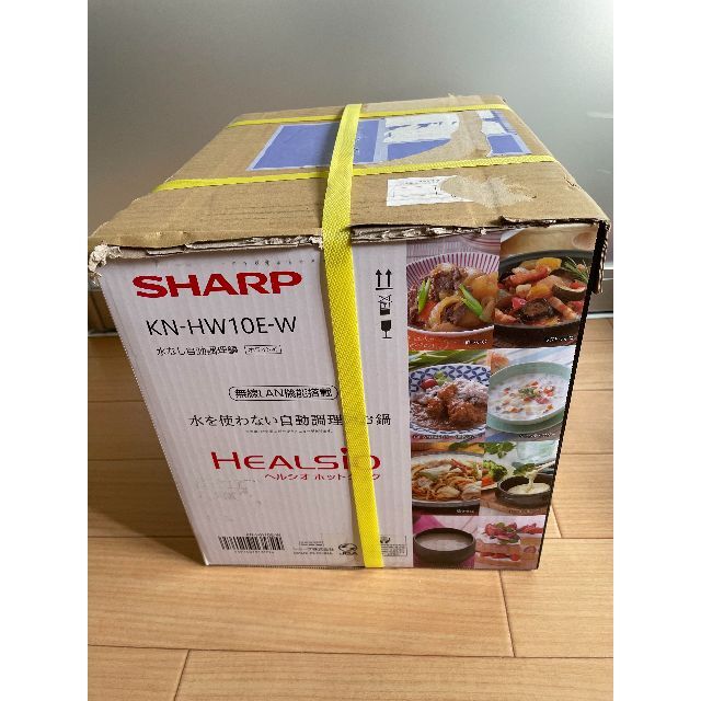 SHARP(シャープ)のヘルシオ ホットクック KN-HW10E-W 1.0L スマホ/家電/カメラの調理家電(調理機器)の商品写真
